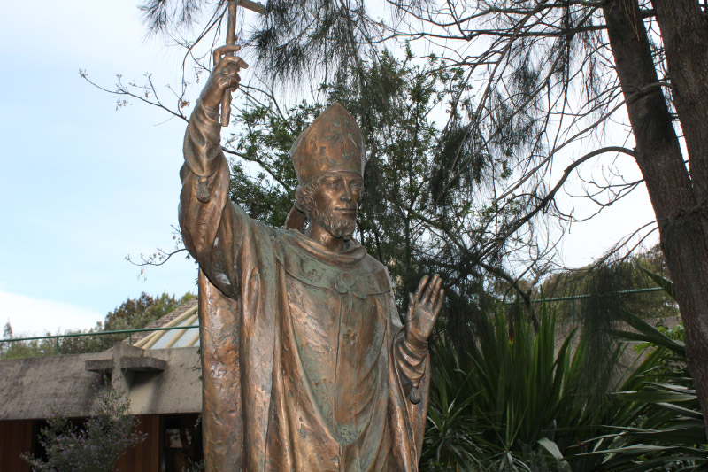 The statue of St Patrick